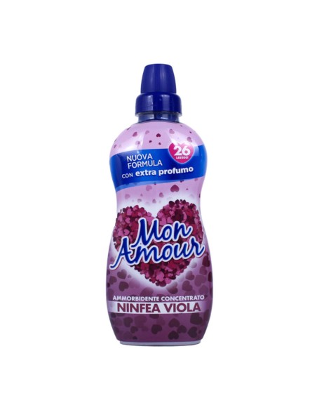 offerta Mon Amour Ammorbidente Concentrato Lavatrice Fragranza Ninfea Viola 650 ml