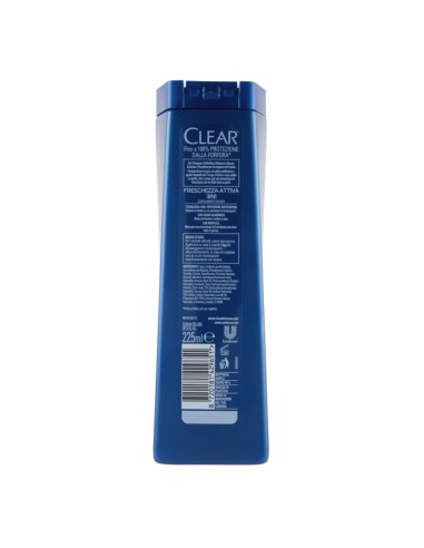 offerta Clear Men 3in1 Shampoo Antiforfora Freschezza Attiva con Mentolo Rifrescante 225 ml