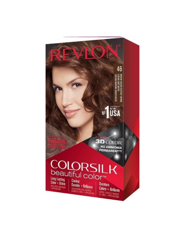 offerta ColorSilk Beautiful Color Tinta Permanente Senza Ammoniaca 46 Castano-Marrone Dorato Chiaro Medio