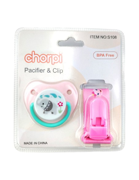 offerta Chorpi Ciuccio per Neonati con Clip Coordinata BPA Free
