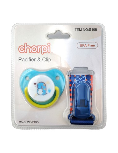 offerta Chorpi Ciuccio per Neonati con Clip Coordinata BPA Free