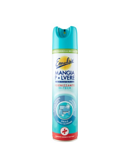 offerta Emulsio Mangia Polvere l'Antistatico Spray Igienizzante Hi-Tech 4 in 1 300 ml