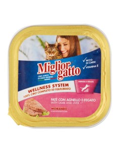 Morando Migliorgatto Wellness System Patè con Agnello e Fegato 100 g