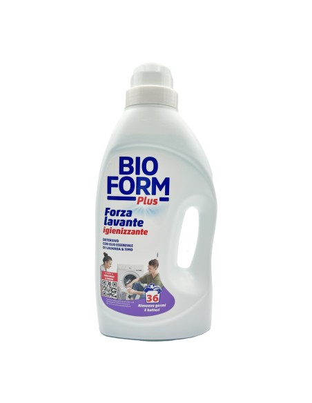 offerta Bioform Plus Forza Lavante Igienizzante Detersivo Olio Essenziale di Lavanda e Timo 1625 ml