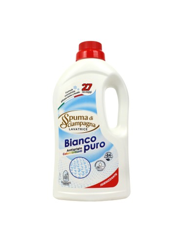 offerta Spuma di Sciampagna Lavatrice Detersivo Liquido Bianco Puro 1215 ml