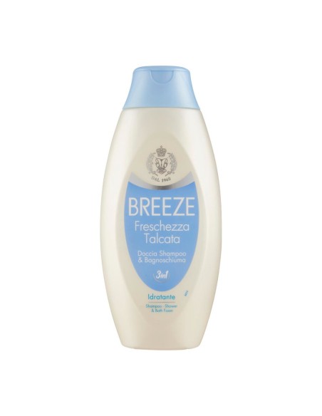 offerta Breeze Doccia Shampoo e Bagnoschiuma 3in1 Idratante Fragranza Freschezza Talcata 400 ml