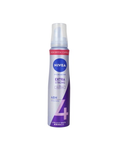 offerta Nivea Styling Mousse Extra Strong 0% Siliconi 48H Extra Forte 150 ml