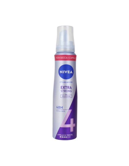 offerta Nivea Styling Mousse Extra Strong 0% Siliconi 48H Extra Forte 150 ml