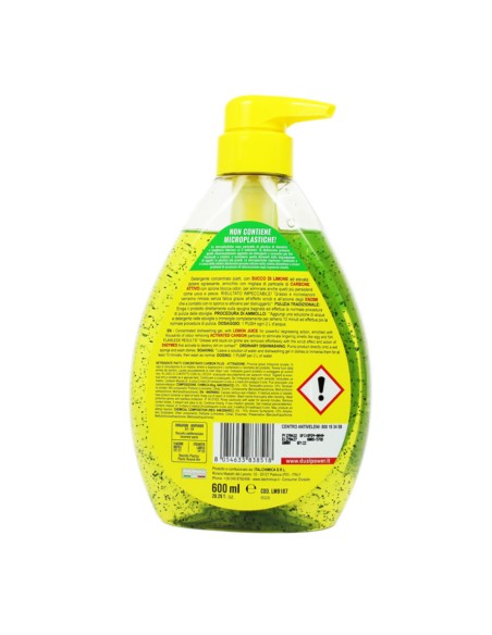 offerta Dual Power Professional Detergente Piatti Concentrato Carbon Plus Succo di Limone 600 ml
