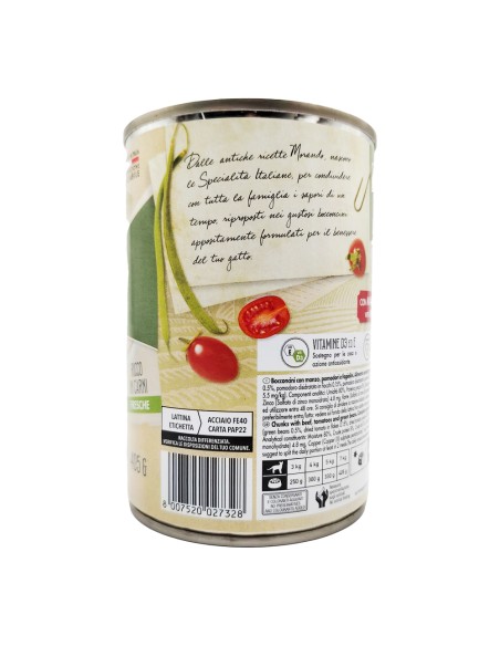offerta Morando Migliorgatto Specialità Italiane Bocconcini Spezzatino Manzo Pomodorini e Fagiolini 405 g