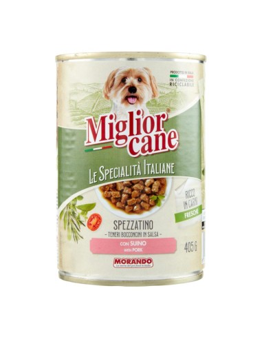 offerta Morando Migliorcane Specialità Italiane Bocconcini Spezzatino Suino 405 g