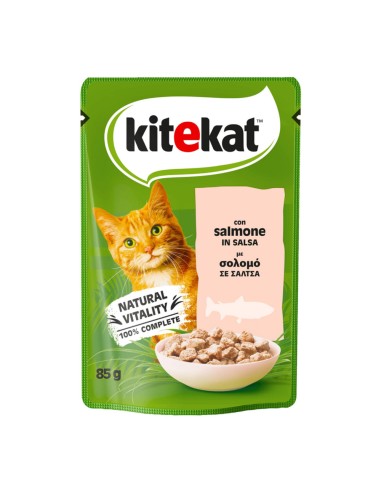 offerta Kitekat Cibo Umido per Gatti con Salmone in Salsa 85 g