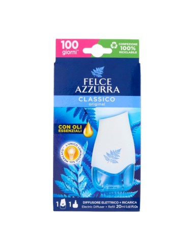 offerta Felce Azzurra Diffusore Elettrico per Ambienti + Ricarica Fragranza Classico 20 ml