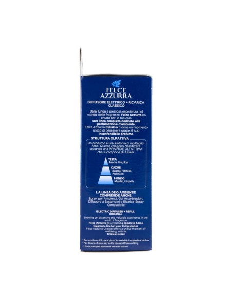 offerta Felce Azzurra Diffusore Elettrico per Ambienti + Ricarica Fragranza Classico 20 ml