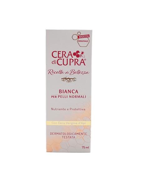 offerta Cera di Cupra Crema Bianca per Pelli Normali con Cera Vergine d'Api 75 ml