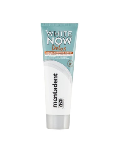 offerta Mentadent White Now Detox Dentifricio con Argilla Naturale ed Estratti di Cocco 75 ml