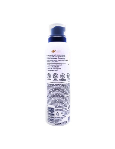 offerta Dove Mousse Doccia Idratante con Olio di Cotone Morbidezza 24h Shower e Shave 200 ml