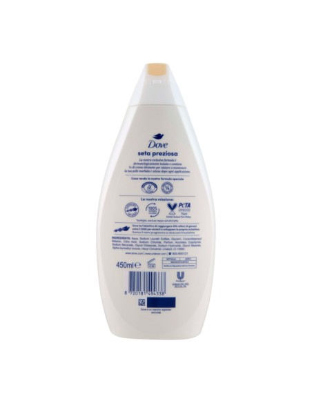 offerta Dove Bagnodoccia Seta Preziosa 450 ml