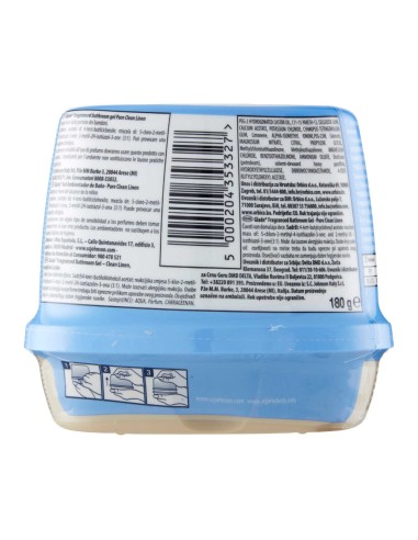 offerta Glade Gel da Bagno Assorbiodori Fragranza Pulito Lino Puro 180 ml