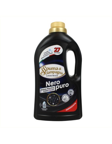 offerta Spuma di Sciampagna Lavatrice Detersivo Liquido Nero Puro 1215 ml