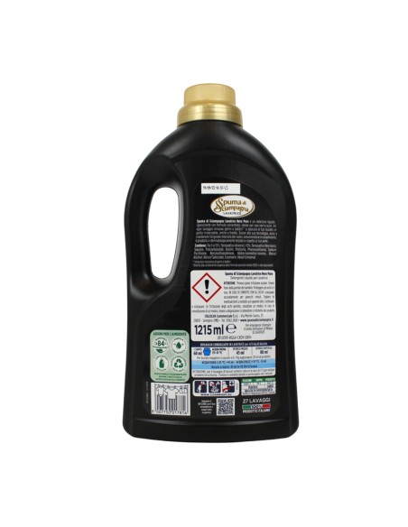 offerta Spuma di Sciampagna Lavatrice Detersivo Liquido Nero Puro 1215 ml