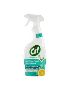 Cif Greenactive Spray Anticalcare Universale Acido Citrico ed Eucalipto 650 ml