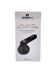 Smart-J Clean Clothes Levapelucchi Elettrico Portatile e Ricaricabile Nero