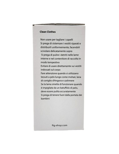 offerta Smart-J Clean Clothes Levapelucchi Elettrico Portatile e Ricaricabile Bianco
