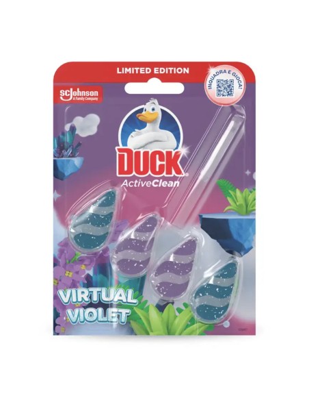 offerta Anitra Wc Duck Active Clean Tavoletta Wc Fragranza Virtual Violet 38,6 g