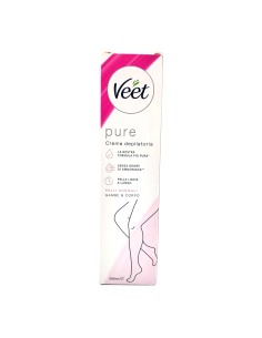 Veet Pure Crema Depilatoria Gambe e Corpo Pelli Normali 200 ml