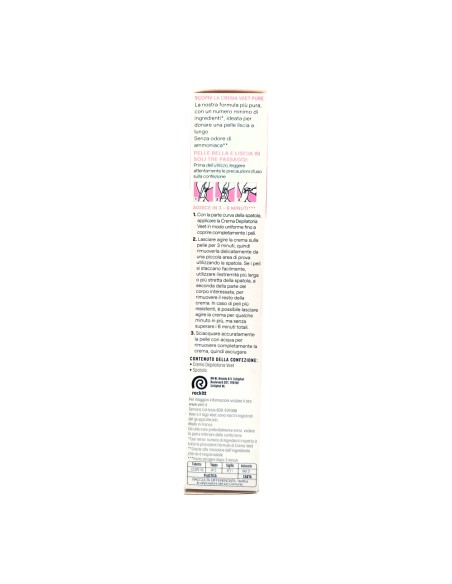 offerta Veet Pure Crema Depilatoria Gambe e Corpo Pelli Normali 200 ml