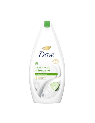 offerta Dove Bagnodoccia Rinfrescante Profumo di Cetriolo e Tè Verde 750 ml