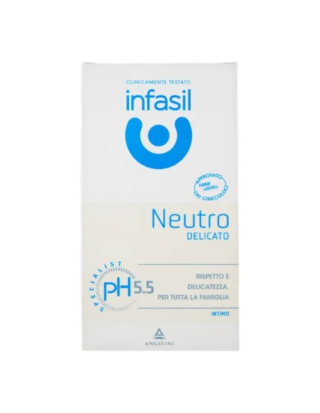 offerta Infasil Detergente Intimo Neutro Delicato Specialist pH 5,5 Pelli Sensibili 200 ml