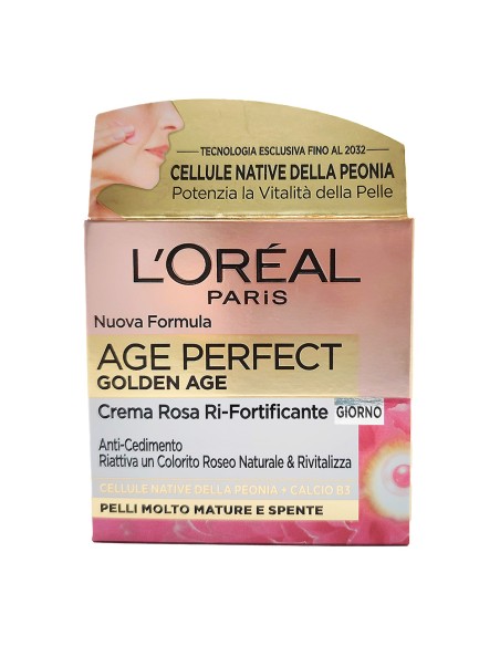offerta L'Oreal Paris Crema Rosa Giorno Age Perfect Golden Age Anti-Cedimento 50 ml