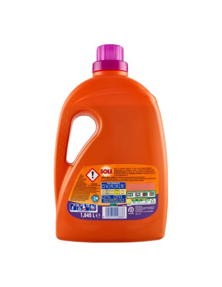 offerta Sole Potere Smacchiante Detersivo Liquido Lavatrice Fragranza Lavanda 1,845 L