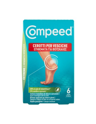 offerta Compeed Cerotti per Vesciche Extreme Dimensioni 4,2 x 6,8 cm 6 Pz