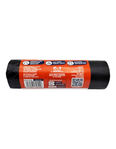 offerta Utm Sacchi Pattumiera Profumati Formato Medium 50x60 Cm Colore Nero 30 Litri 20 Pz