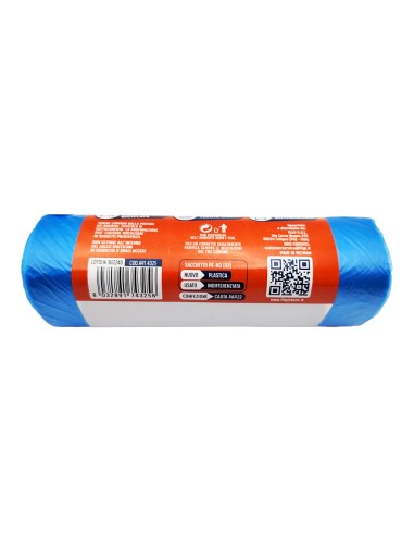 offerta Utm Sacchi Pattumiera Profumati Formato Medium 50x60 Cm Colore Blu 30 Litri 20 Pz