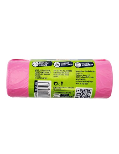 offerta UTM Sacchi Bagno Profumati Formato Small Colore Rosa 10 Litri Dimensioni 35x40 20 Pz