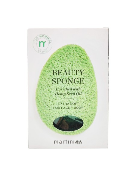 offerta Martini Spugna Extra Soft Viso e Corpo Pelli Normali con Olio Essenziale di Semi di Canapa