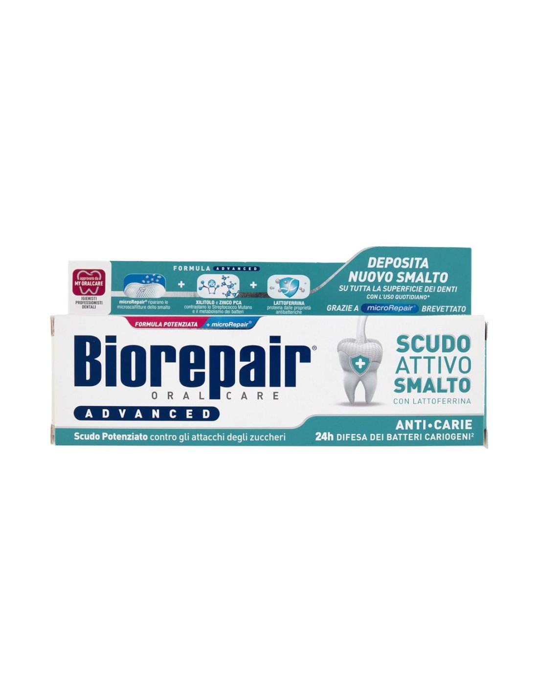 Biorepair Oral Care Advanced Dentifricio Scudo Attivo Smalto Anti-Carie ...