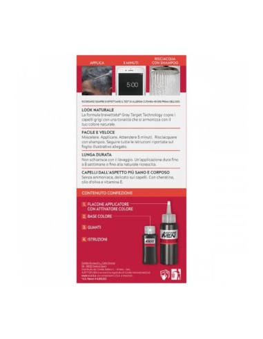 offerta Just for Men Colorante in Gel H-15 Biondo Scuro Senza Ammoniaca Cheratina e Vitamina E