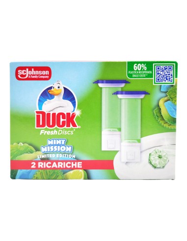 offerta Anitra Wc Duck Fresh Discs Ricariche Fragranza Mint Mission 2x36 ml