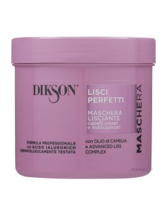 Dikson Lisci Perfetti Maschera Lisciante per Capelli Crespi e Indisciplinati 500 ml