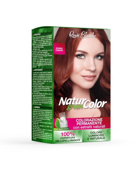 offerta Renée Blanche Natur Color Green Colorazione Permanente Capelli Rosso Tiziano