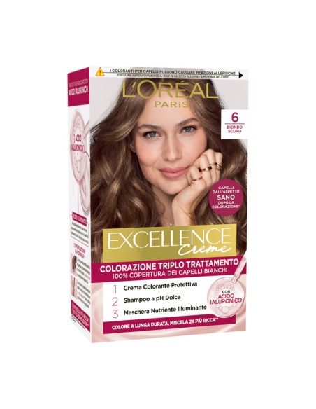 offerta L'Oreal Paris Excellence Creme Colorazione Permanente 6 Biondo Scuro