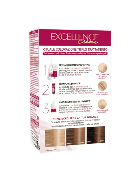 offerta L'Oreal Paris Excellence Creme Colorazione Permanente 9 Biondo Chiarissimo
