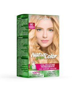 Renée Blanche Natur Color Green Colorazione Permanente Capelli 9D Biondo Chiarissimo Dorato
