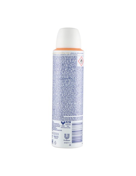 offerta Dove Deodorante Spray Fragranza Fruity Fresh con 1/4 di Crema Idratante Durata 48H 150 ml