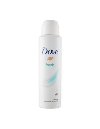 offerta Dove Deodorante Spray Fresh Care Anti-Traspirante con 1/4 di Crema Idratante 150 ml